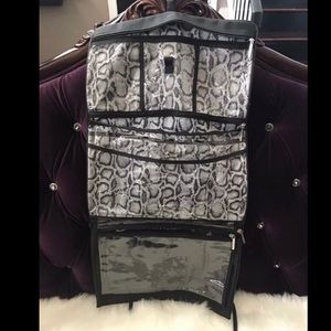 Celebrity Black folding Toiletry Cosmetics Bag